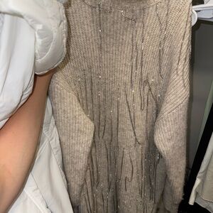 Forever 21 Cream Knit Sweater